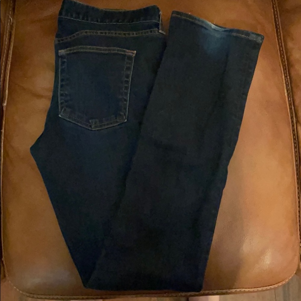 J.Crew dark wash matchstick jean